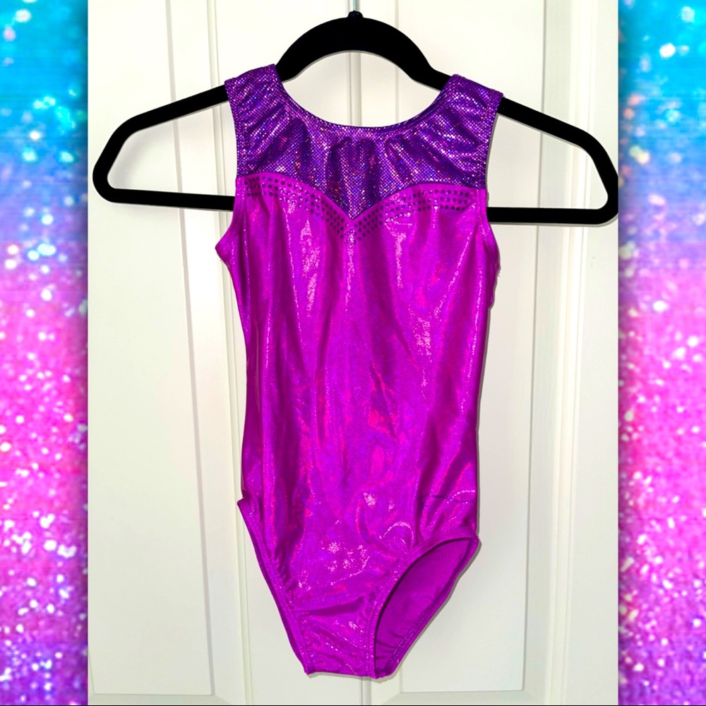 Desira Purple Holographic gymnastics leota…